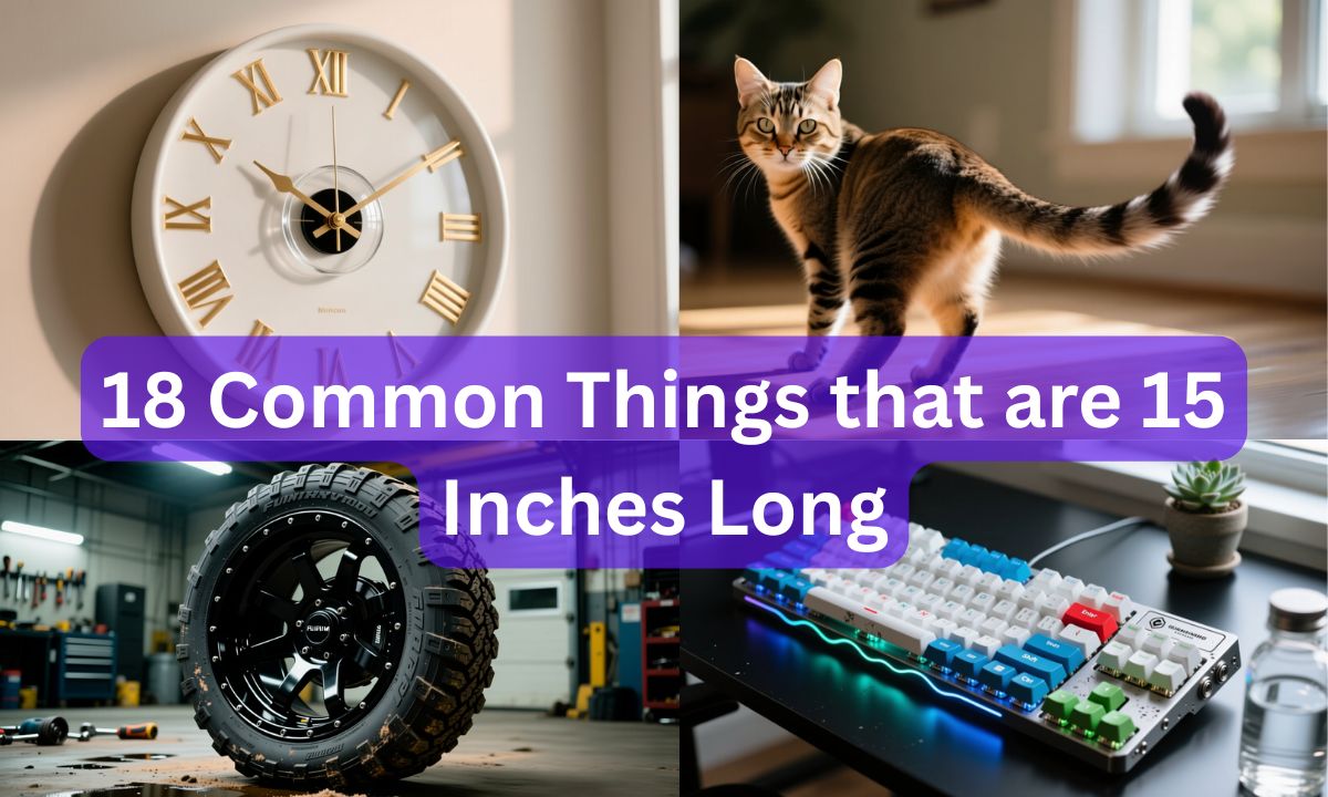 18 Common Things that are 15 Inches Long