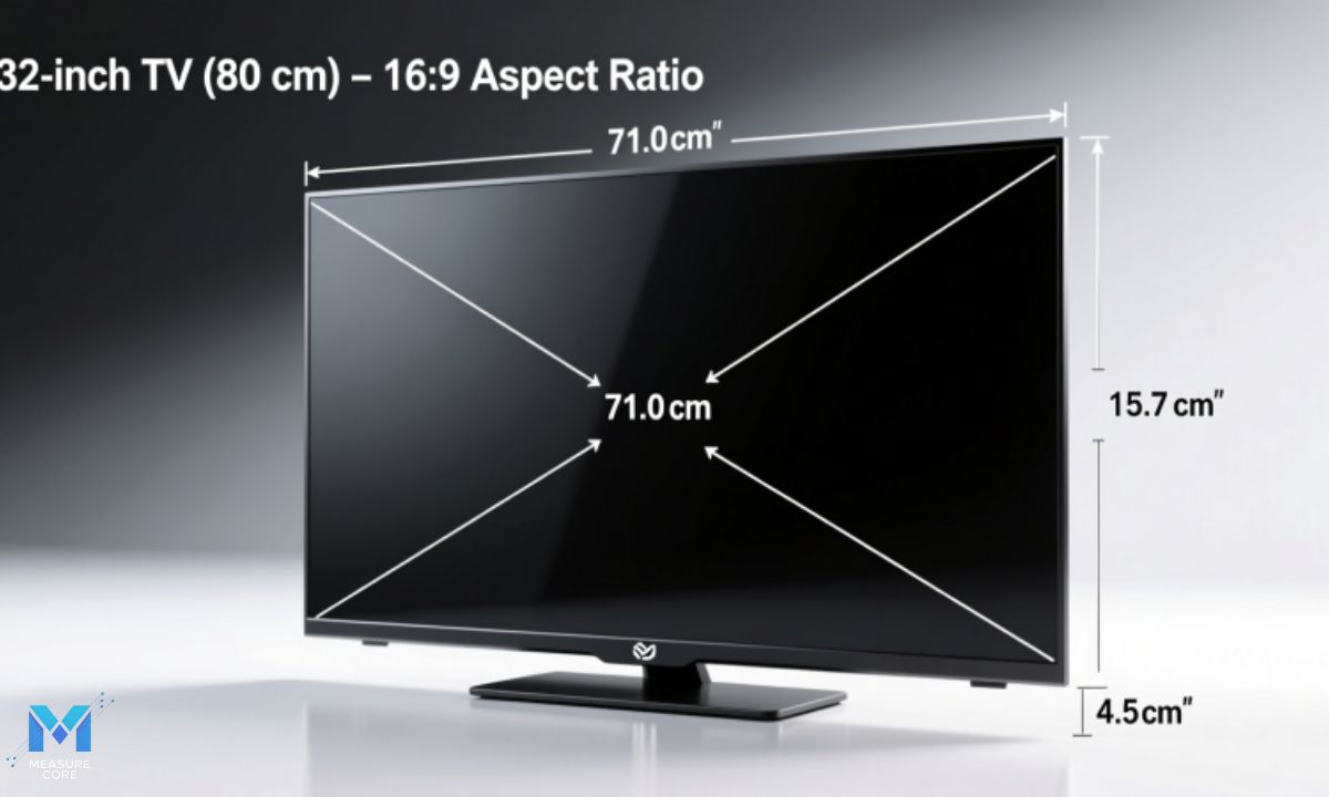 TV Sizes in Centimeters and Inches