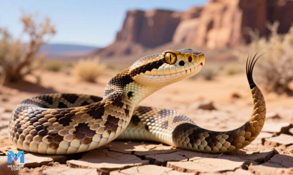 A Diamondback rattlesnake
