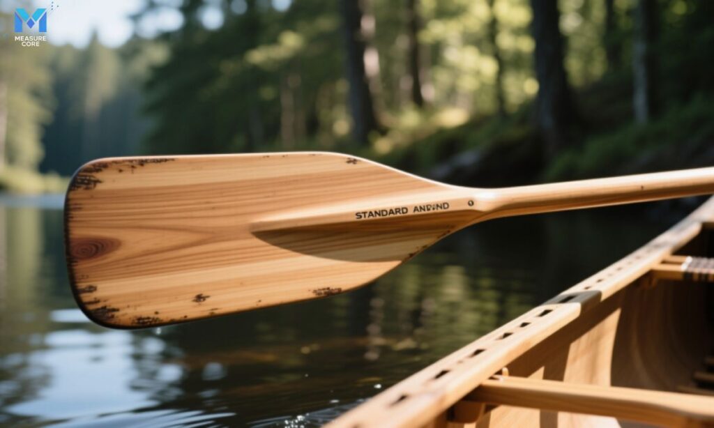 A Standard Canoe Paddle