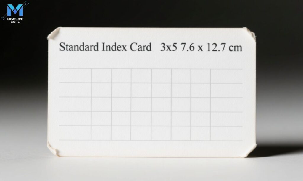 A Standard Index Card
