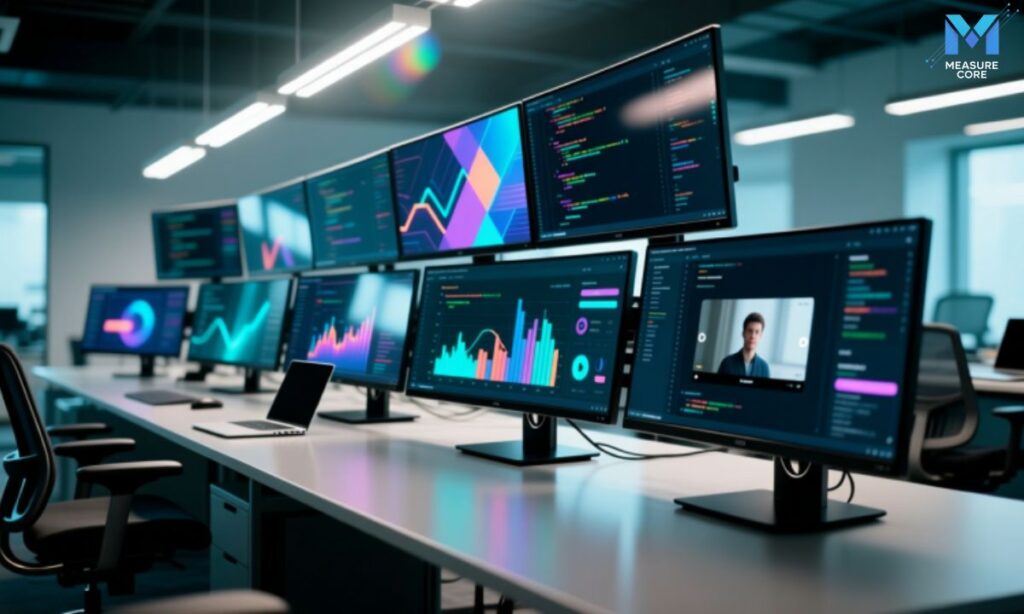 Most Computer Monitors Diagonally