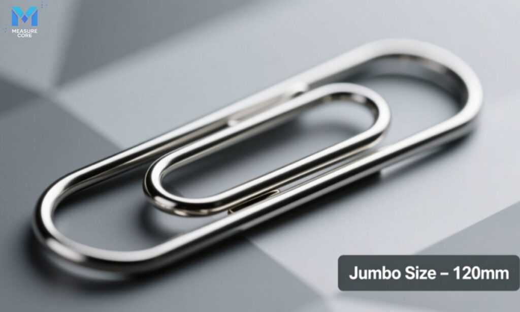 The Length of a Standard Paper Clip (Jumbo Size)
