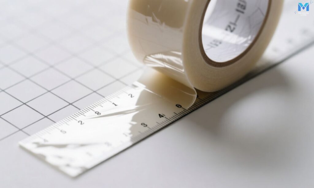 Step 3: Position the tape correctly