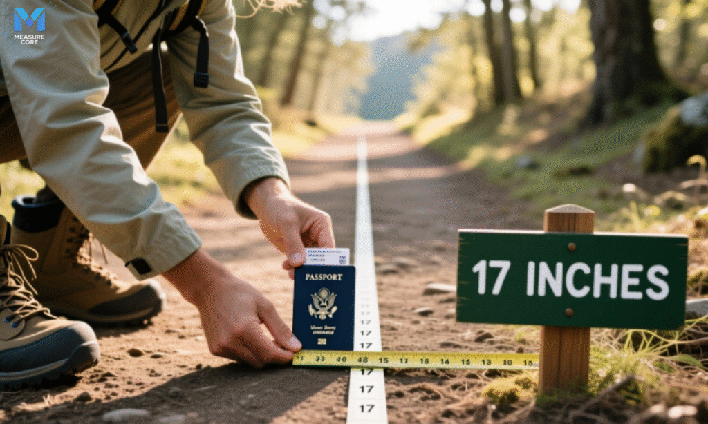 how-to-measure-17-inches-while-traveling-without-tools