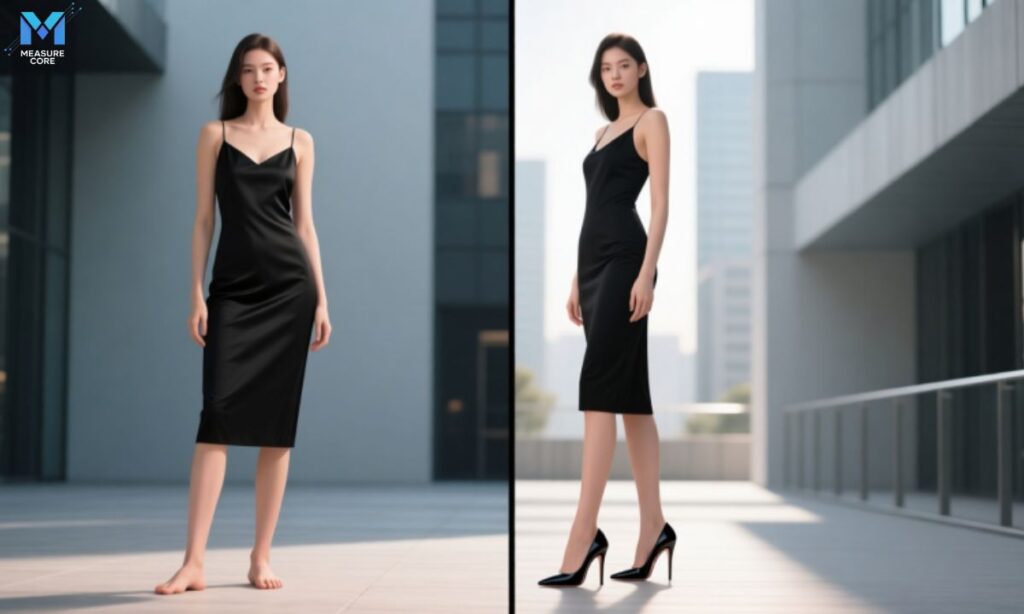 height-with-heels-vs-without-heels